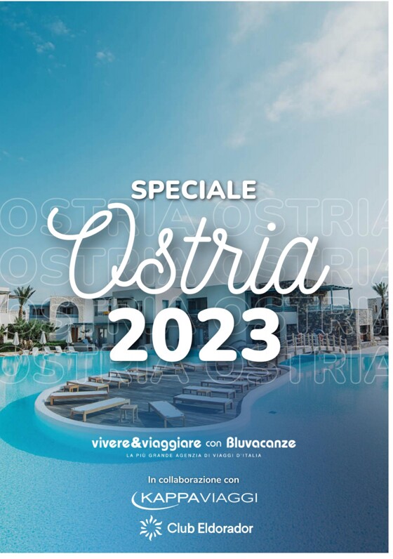 Volantino Vivere & Viaggiare a Torino | Speciale Ostria 2023 | 7/4/2023 - 31/12/2023
