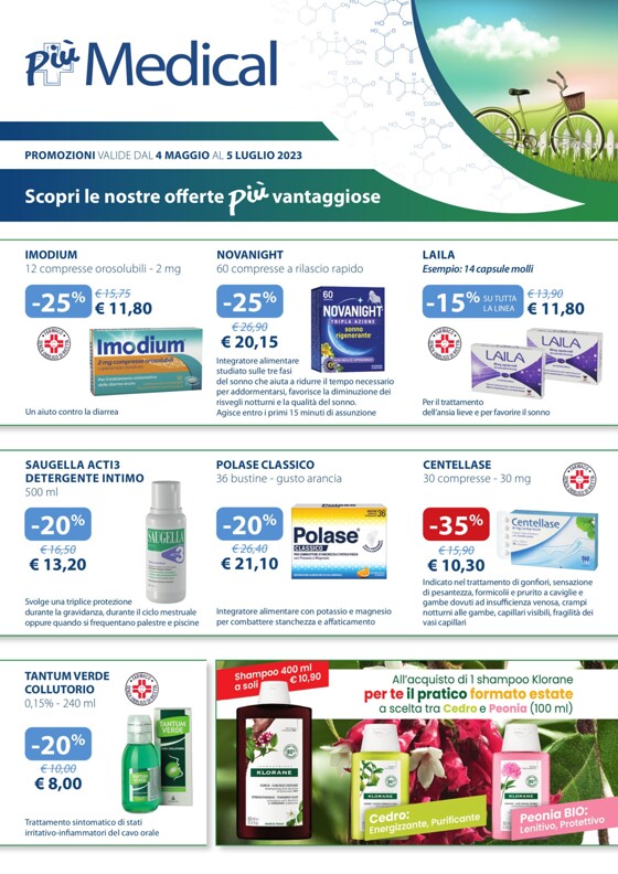 Volantino + Medical Parafarmacia | Le Nostre Offerte Piu Vantaggiose | 5/5/2023 - 5/7/2023