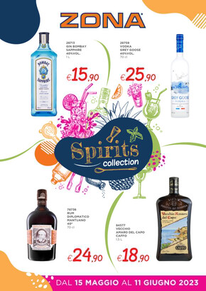 Volantino ZONA a Sarzana | Sprits Collection | 15/5/2023 - 11/6/2023