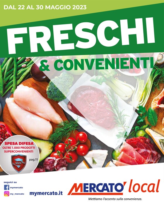 Volantino Mercatò Local | Freschi e convenienti | 22/5/2023 - 30/5/2023