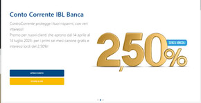 Offerte di Banche e Assicurazioni a Torino | Conto corrente  in IBL | 17/5/2023 - 14/6/2023