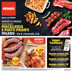 Offerte di Discount a Monza | Macelleria e Piatti Pronti in PENNY | 25/5/2023 - 4/6/2023