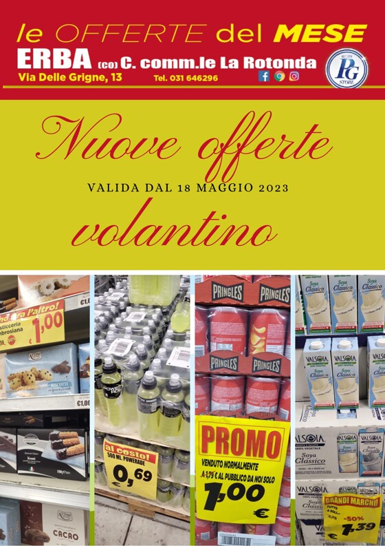 Volantino Pg Store | Nuove offerte  | 18/5/2023 - 31/5/2023