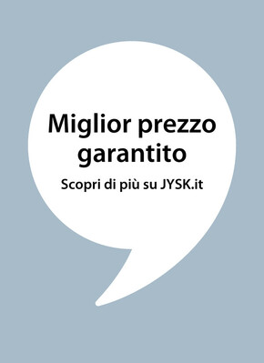 Volantino JYSK | Risparmio fino al 50% | 18/5/2023 - 31/5/2023