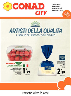 Volantino Conad City | Artisti della qualita | 25/5/2023 - 7/6/2023