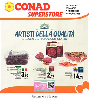 Volantino Conad Superstore a Imperia | Artisti della qualita | 25/5/2023 - 7/6/2023