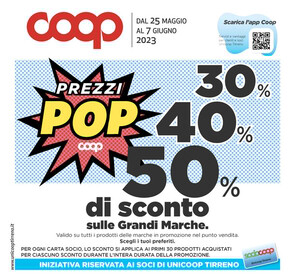 Volantino Coop a Terni | Prezzi pop | 25/5/2023 - 7/6/2023