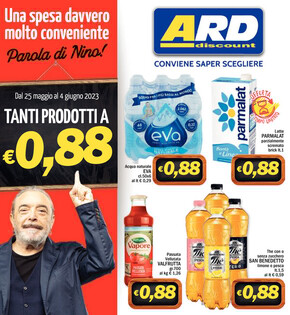 Offerte di Discount a Taranto | Tanti prodotti a 0,88 in ARD Discount | 25/5/2023 - 4/6/2023