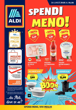 Offerte di Discount a Bologna | Spendi meno! in Aldi | 29/5/2023 - 4/6/2023