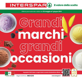Volantino Interspar a Verona | Grandi marchI grandi occasioni | 25/5/2023 - 7/6/2023