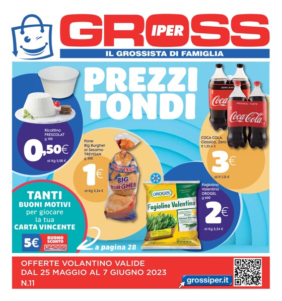 Volantino Gross Iper | Prezzi tondi | 25/5/2023 - 7/6/2023