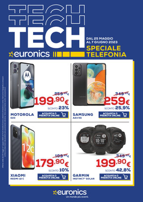 Volantino Euronics | Speciale Telefonia | 25/5/2023 - 7/6/2023