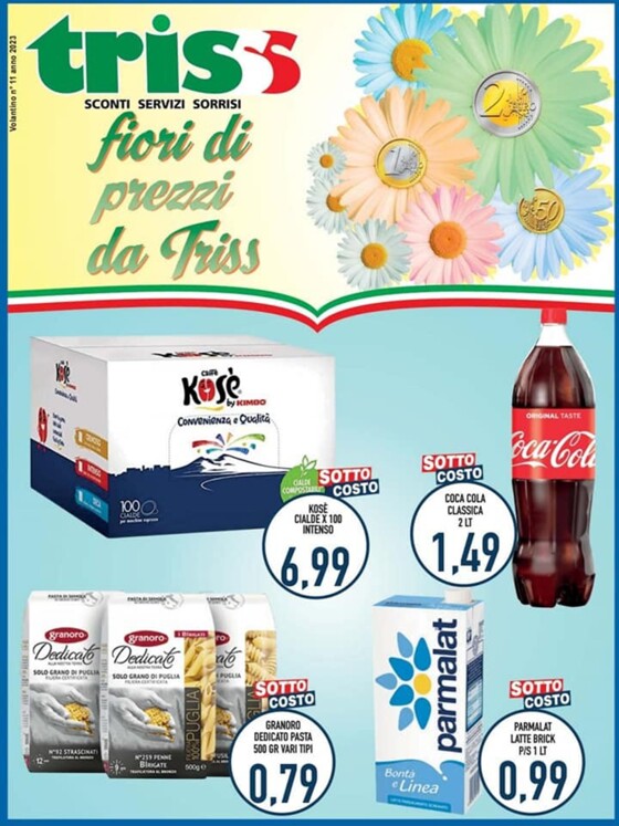 Volantino Supermercati Trisss a Calvizzano | Fiori di prezzi da triss! | 25/5/2023 - 8/6/2023
