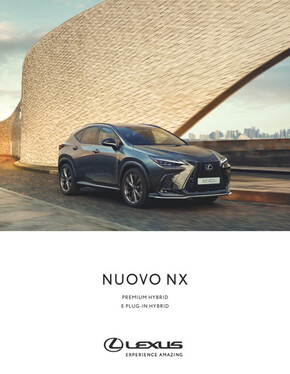 Offerte di Motori a Verona | Nuovo nx! in Lexus | 25/5/2023 - 31/12/2023