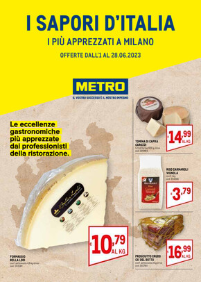 Volantino Metro a Genova | I sapori d'Italia | 1/6/2023 - 28/6/2023