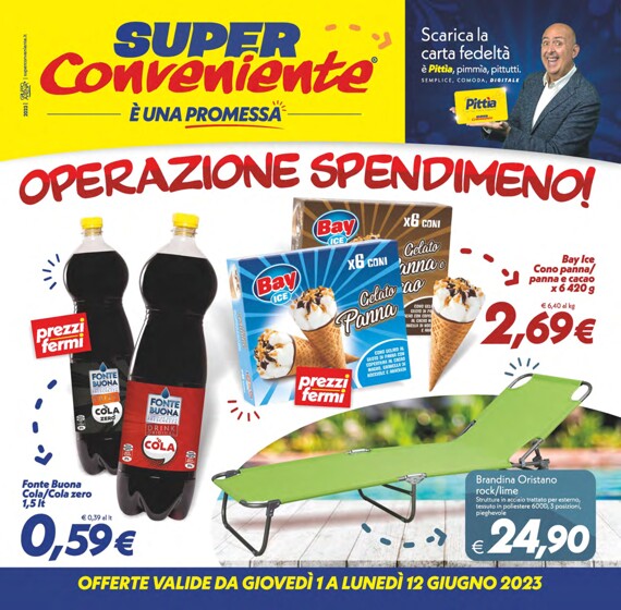 Volantino Iper Super Conveniente a Palermo | Operazione spendimeno! | 1/6/2023 - 12/6/2023