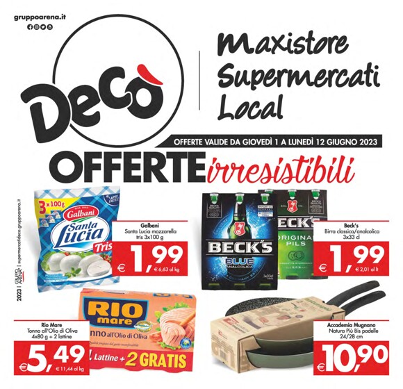 Volantino Decò a Palermo | Offerte irresistibili | 1/6/2023 - 12/6/2023