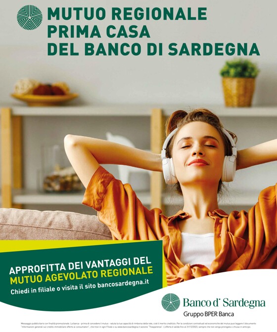 Volantino Banco di Sardegna a Genova | Approfitta del mutuo agevolato regionale | 1/6/2023 - 30/6/2023