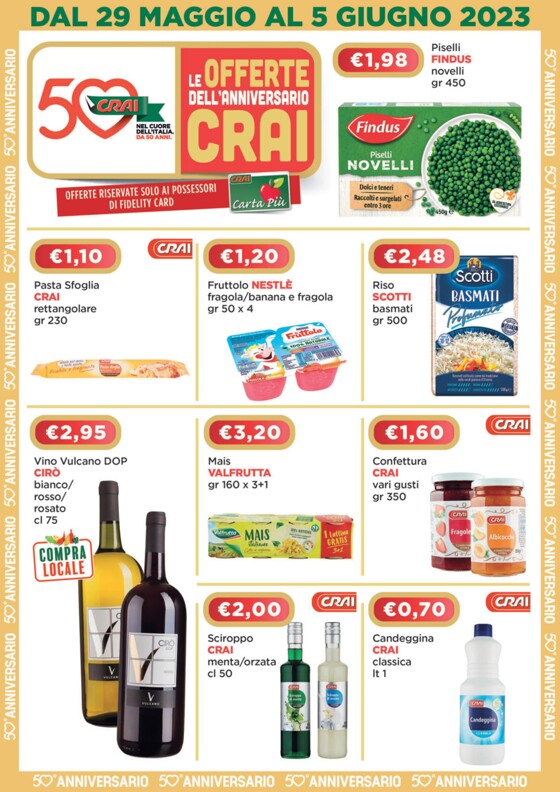 Volantino Crai a Reggio Calabria | Scelta conveniente! | 30/5/2023 - 5/6/2023