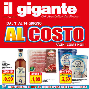 Volantino Il Gigante a Nichelino | Al costo | 1/6/2023 - 14/6/2023