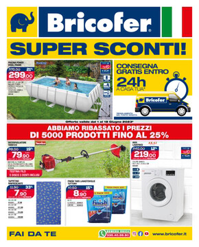 Volantino Bricofer | Super sconti! | 1/6/2023 - 18/6/2023