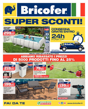 Offerte di Bricolage a Cinisello Balsamo | Super sconti! in Bricofer | 1/6/2023 - 18/6/2023
