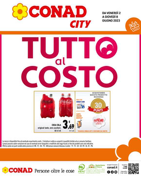 Volantino Conad City a San Donà di Piave | Tutto al costo | 2/6/2023 - 8/6/2023