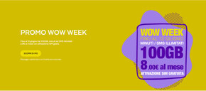 Offerte di Servizi a Milano | Promo wow week  in PosteMobile | 31/5/2023 - 12/6/2023
