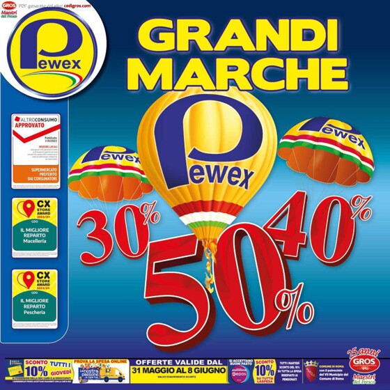Volantino Pewex | Grandi Marche | 31/5/2023 - 8/6/2023