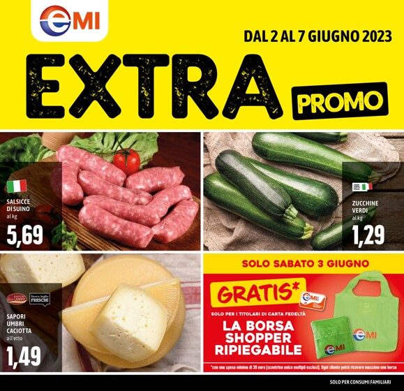 Volantino Emi | Extra promo | 2/6/2023 - 7/6/2023