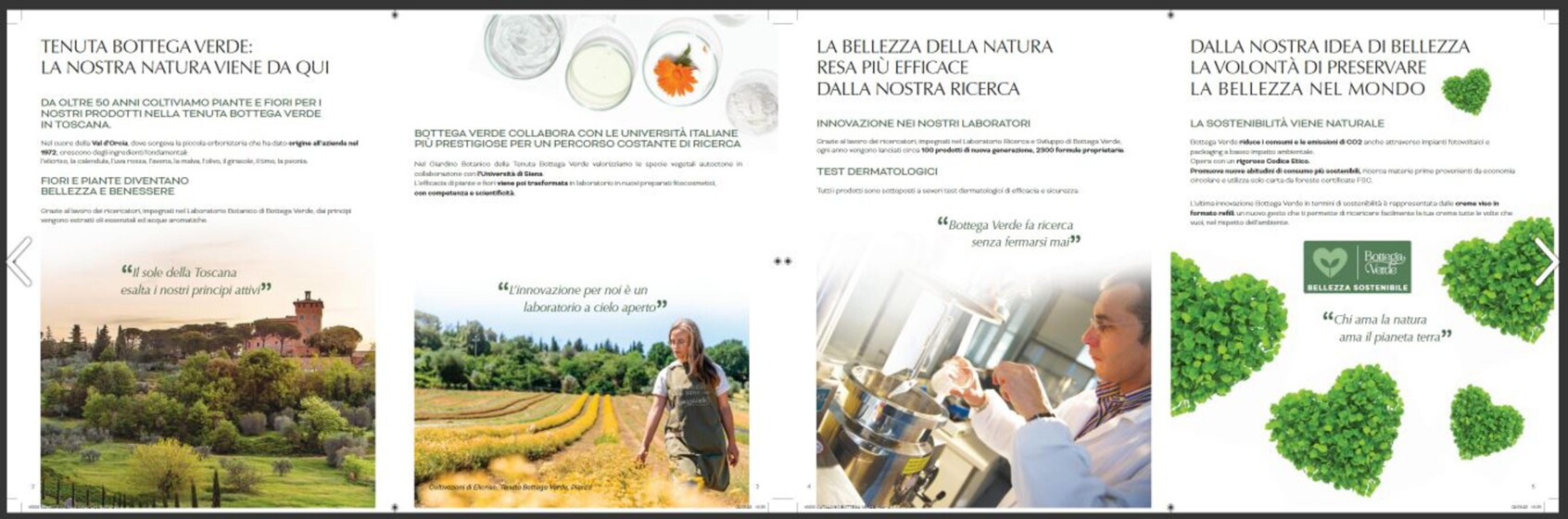 Volantino Bottega verde a Messina | Dove la natura diventa bellezza | 3/7/2023 - 31/8/2024