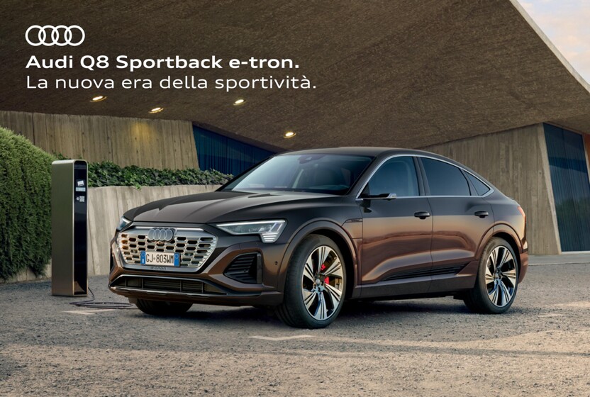 Volantino Audi a Napoli | Audi Q8 Sportback e-tron | 10/8/2023 - 31/1/2028