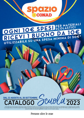 Offerte di Iper e super a La Spezia | Catalogo scuola in Spazio Conad | 22/8/2023 - 30/9/2023