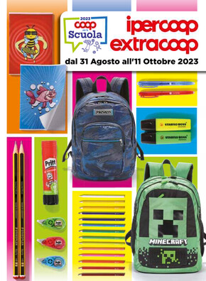 Volantino Ipercoop a Bologna | Coop per la Scuola | 7/9/2023 - 11/10/2023