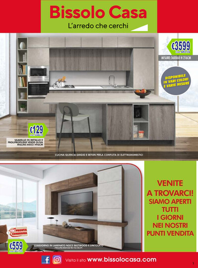 Volantino Bissolo Casa | L'arredo che cerchi | 1/9/2023 - 30/9/2023