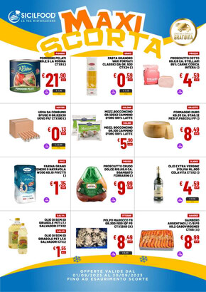 Volantino Sicil Food | Maxi scorta! | 4/9/2023 - 30/9/2023