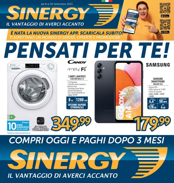 Volantino Sinergy a Gricignano di Aversa | Pensati per te! | 8/9/2023 - 30/9/2023
