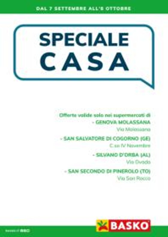 Volantino Basko a La Spezia | Speciale casa! | 7/9/2023 - 8/10/2023