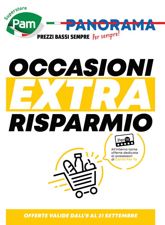 Volantino Panorama a Treviso | Occasioni Extra Risparmio | 8/9/2023 - 21/9/2023