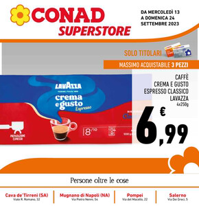 Volantino Conad Superstore | Le extra offerte  | 13/9/2023 - 24/9/2023