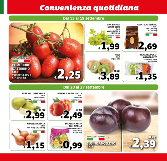 Volantino Ecu | La convenienza... è scontata! | 13/9/2023 - 27/9/2023