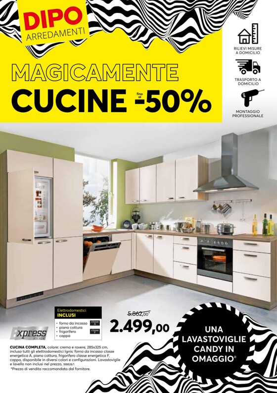Volantino Dipo | Magicamente cucine -50%! | 12/9/2023 - 26/9/2023