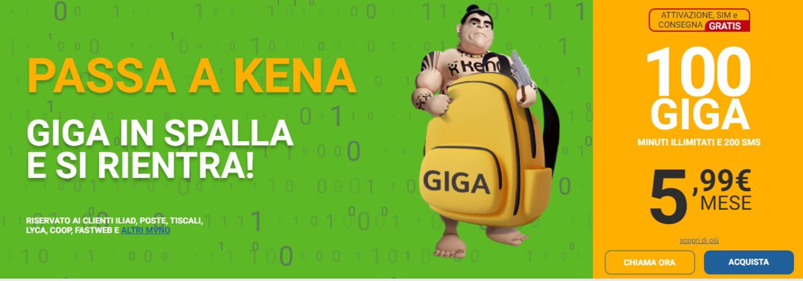 Volantino Kena Mobile | 100 GIGA | 12/9/2023 - 30/9/2023
