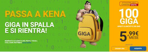 Offerte di Servizi a Perugia | 100 GIGA in Kena Mobile | 12/9/2023 - 30/9/2023