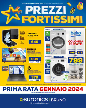 Offerte di Elettronica a Verona | Prezzi fortissimi in Euronics | 14/9/2023 - 27/9/2023