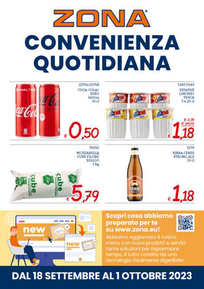 Offerte di Iper e super a La Spezia | Zona - Convenienza Quotidiana in ZONA | 18/9/2023 - 1/10/2023