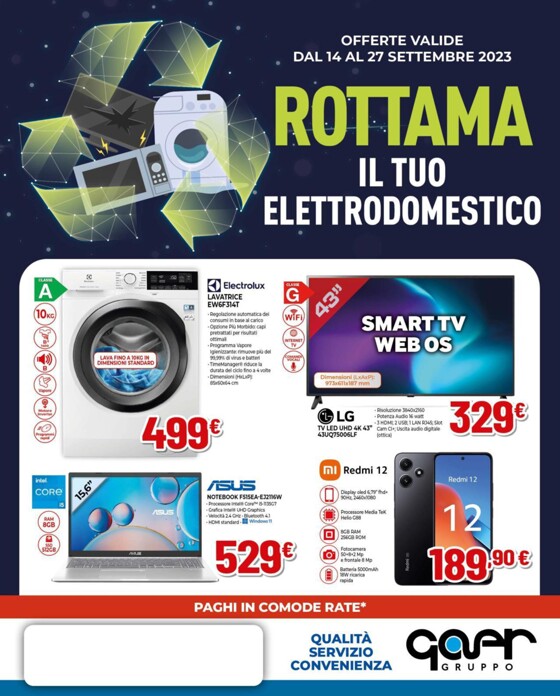Volantino Pancani | Il tuo elettrodomestico! | 14/9/2023 - 27/9/2023