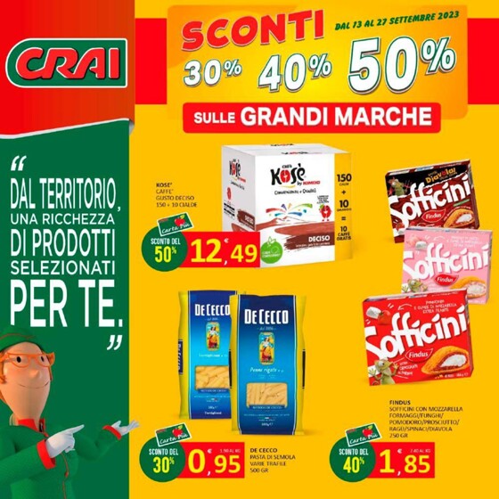 Volantino Punto Fresco Supermercati | Sconti! | 14/9/2023 - 27/9/2023