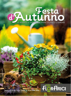 Volantino Florarici | Festa d'autunno | 14/9/2023 - 15/10/2023