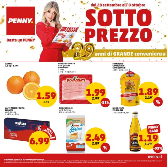 Volantino PENNY a Perugia | Sotto prezzo | 28/9/2023 - 8/10/2023